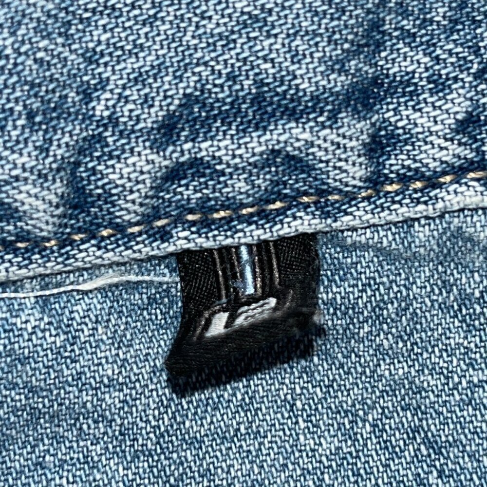 Vintage 90's LEVI'S L2 Baggy Wide Leg High Rise Big Pocket Skater Jeans Jr. 7 - Picture 16 of 16